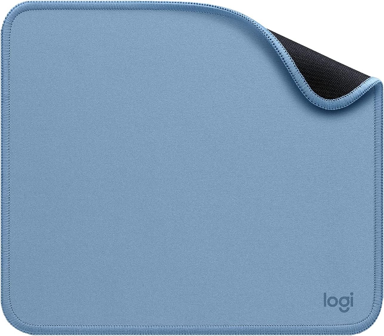 Logitech Studio Series Small Mouse Pad, Anti-Slip 9x8 Inches, Blue Grey | Anti-slip rubber base, easy gliding surface, durable materials, portable design,...