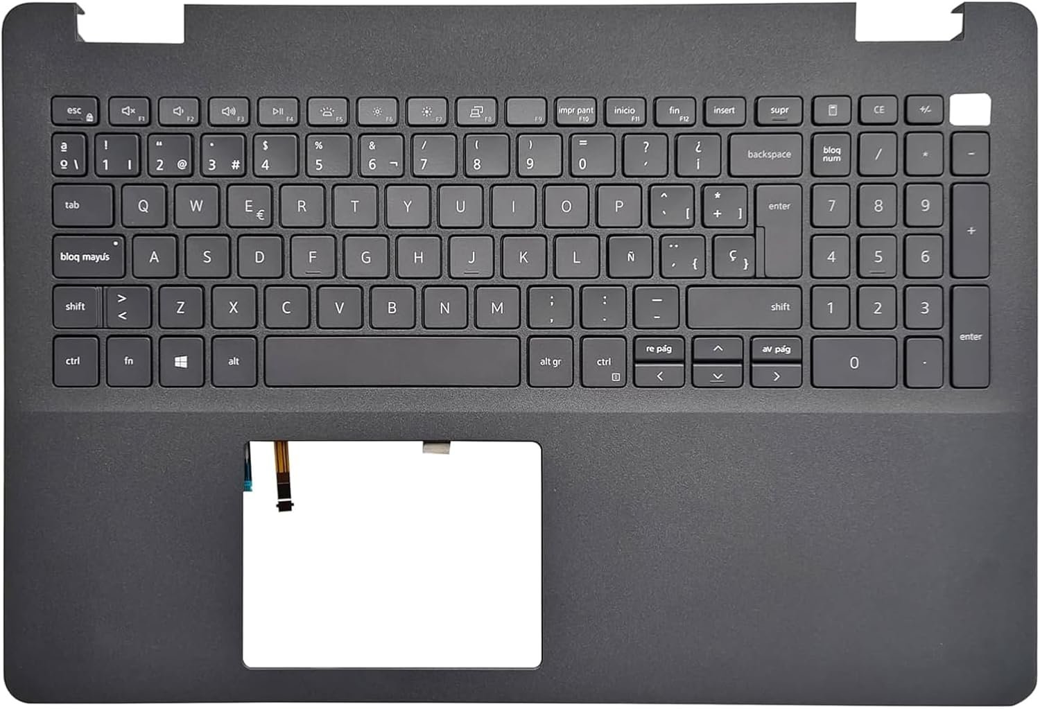 for Dell Inspiron 15 3500 3501 3505 Laptop Upper Case Palmrest Backlit Keyboard Assembly Part 033HPP 33HPP AP2X2000101 0JHW9R JHW9R Black